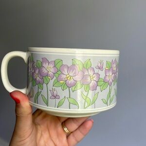 Vintage Floral Japanese Mug